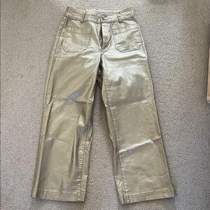 Gibson Latimer Metallic Gold Waistband Detail